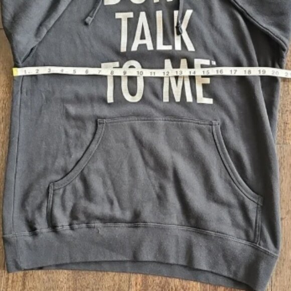 The Masked Singer Official FOX - Don't Talk To Me Hooded Sweatshirt Black M NWT - Picture 7 of 7